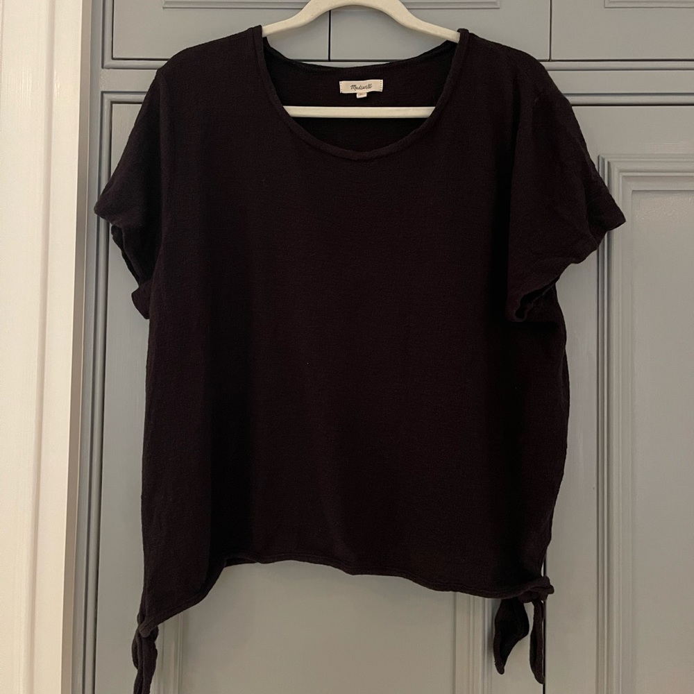 Madewell bow shirt